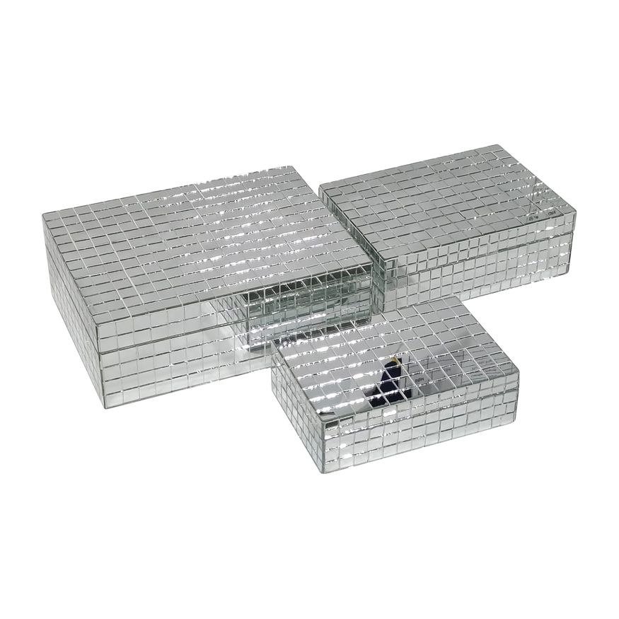 Sagebrook - 4" Glass Trinket Box With Heart