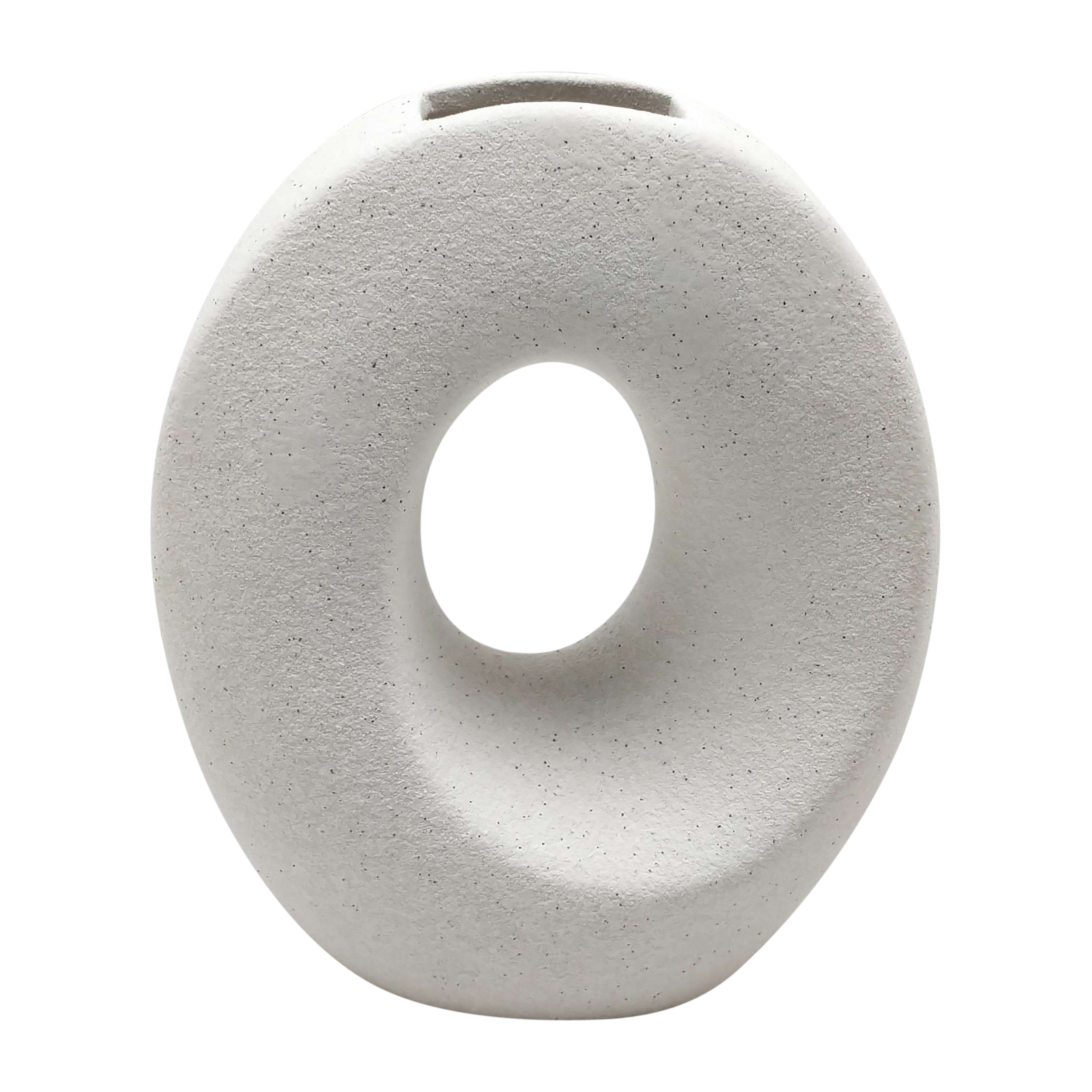 Sagebrook - 11" Oval Cut-out Sand Vase