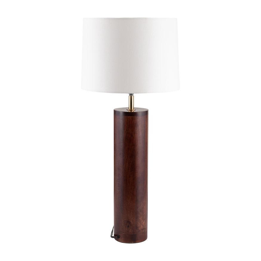 Sagebrook - Wood Classic Table Lamp in Brown/Off-White