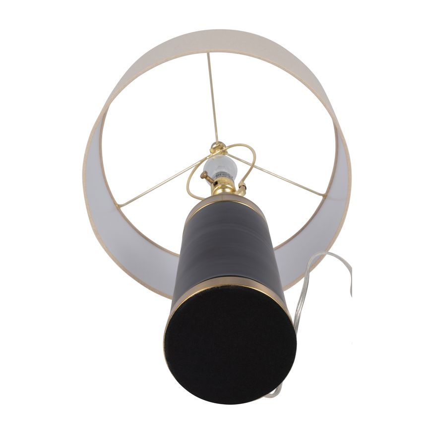 Sagebrook - Metal Pillar Table Lamp in Black