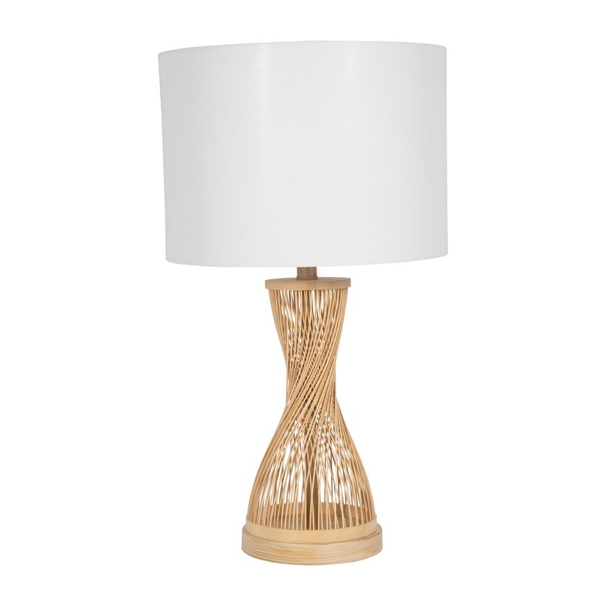 Sagebrook - Rattan Twist Table Lamp in Natural