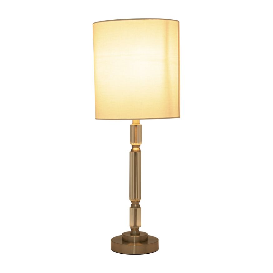 Sagebrook - Crystal Table Lamps (Set Of 2) in Silver