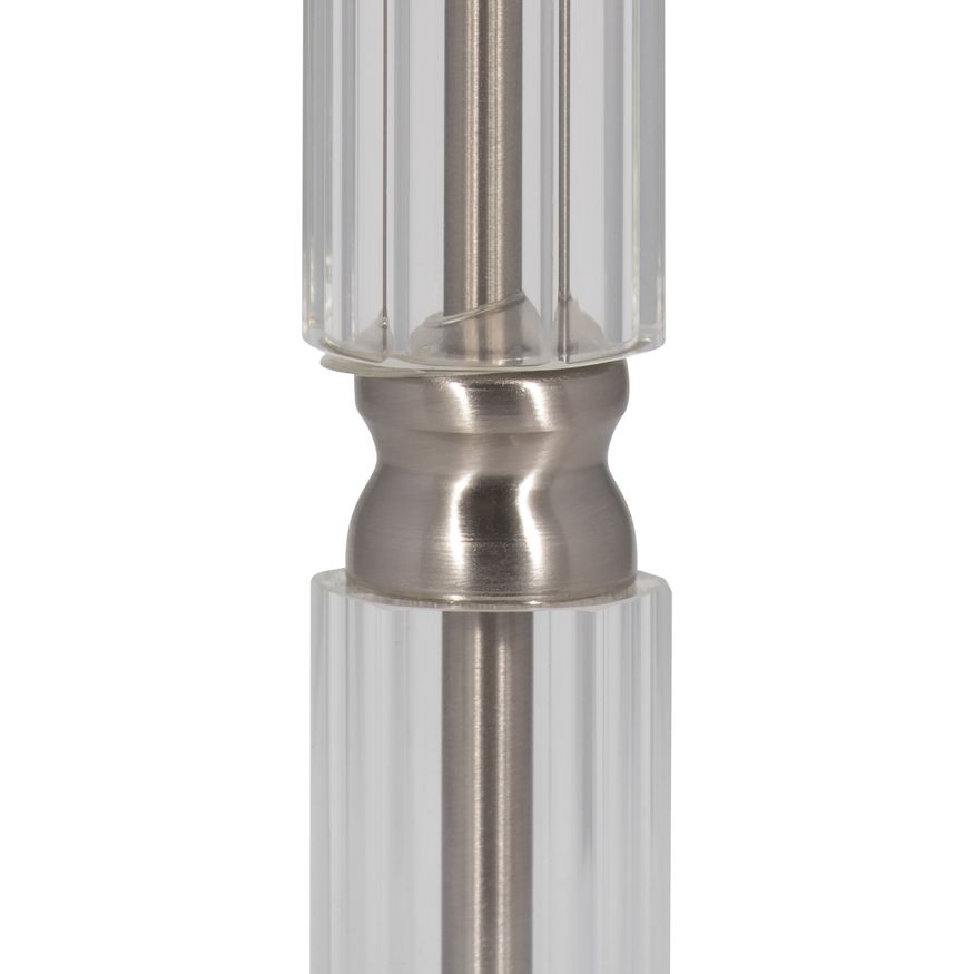 Sagebrook - Crystal Table Lamps (Set Of 2) in Silver