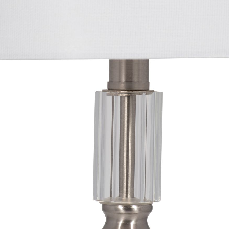 Sagebrook - Crystal Table Lamps (Set Of 2) in Silver