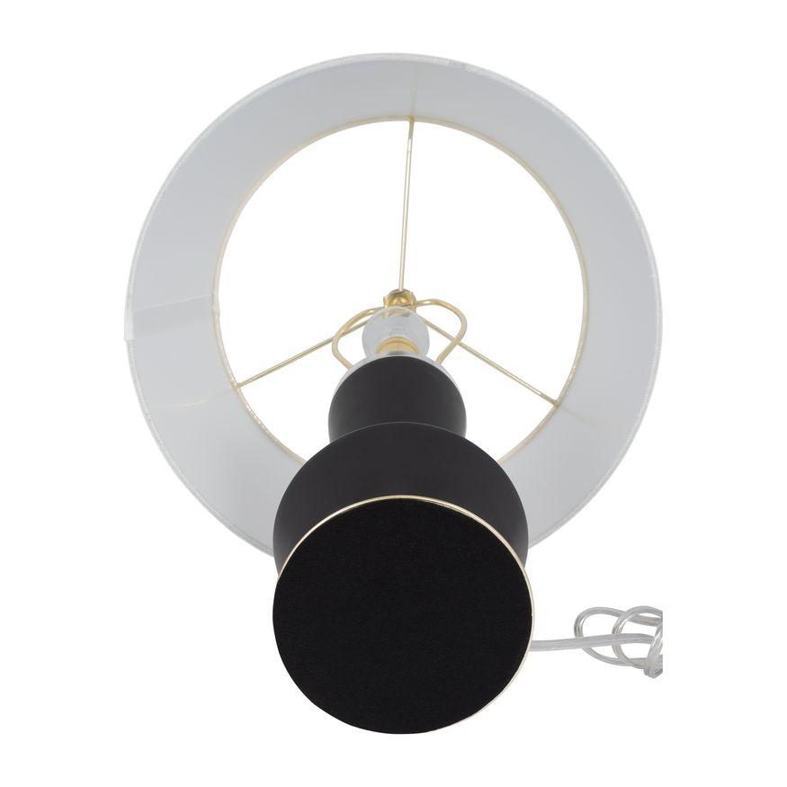 Sagebrook - Metal/Crystal Table Lamps (Set Of 2) in Black/Gold