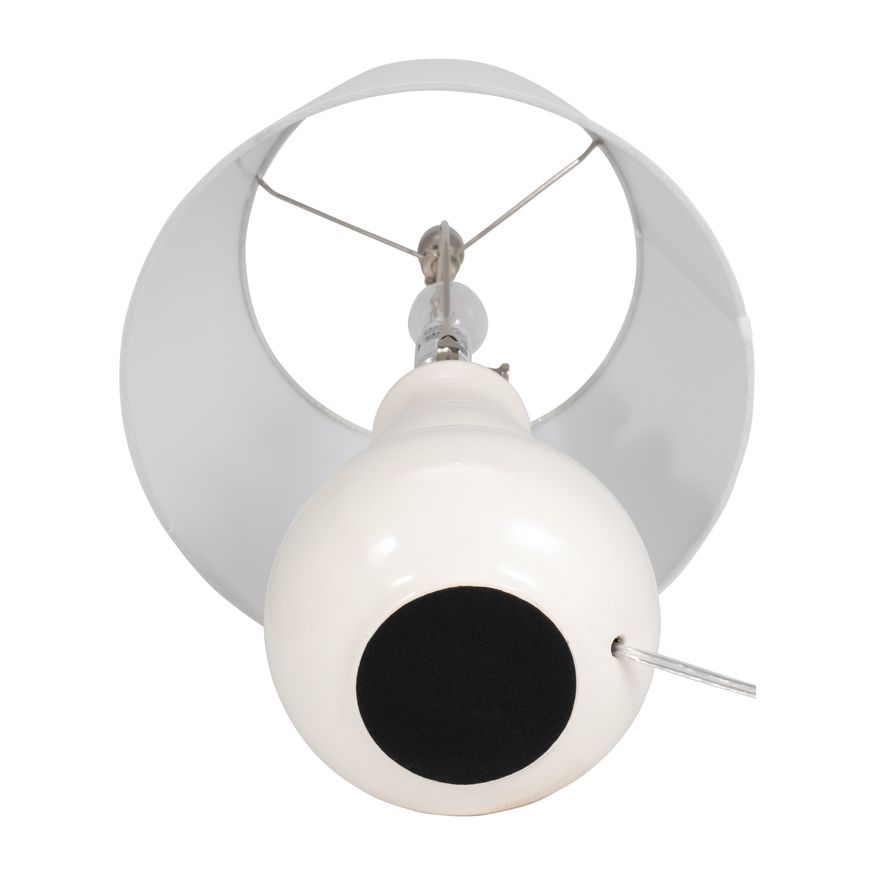 Sagebrook - Ceramic Gourd Table Lamps (Set Of 2) in White
