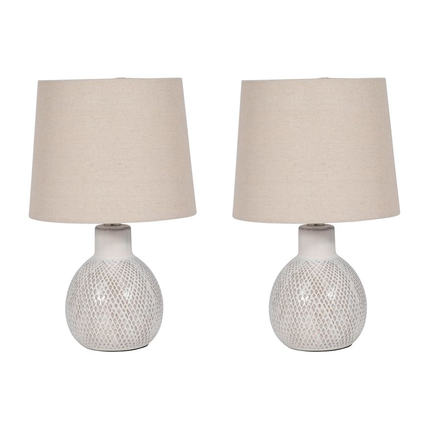 Sagebrook - Ceramic Table Lamps (Set Of 2) in White