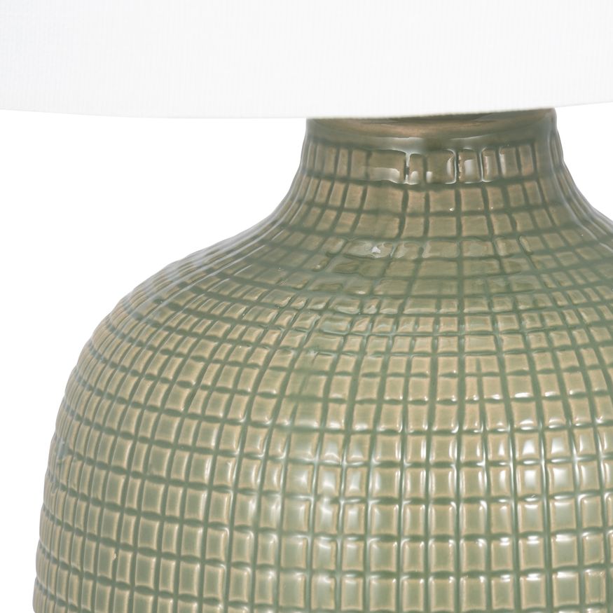 Sagebrook Ceramic Table Lamps (Set Of 2) - Dark Sage