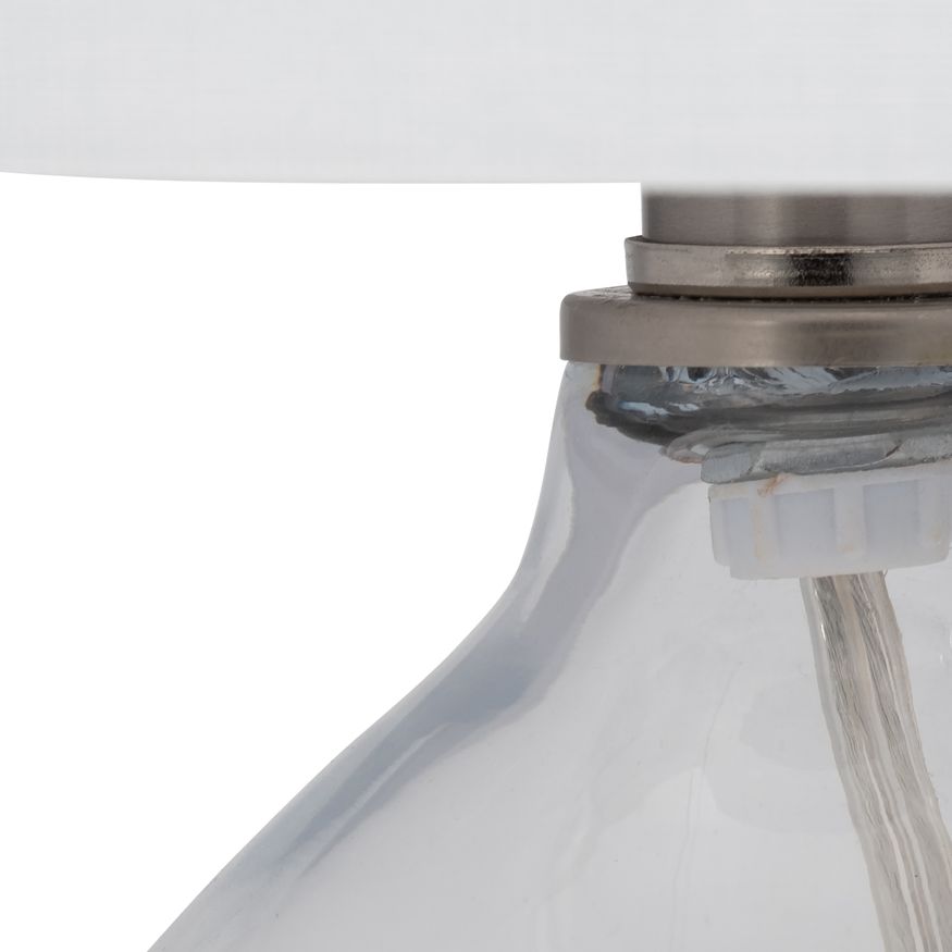 Sagebrook Glass Table Lamps (Set Of 2) - Clear