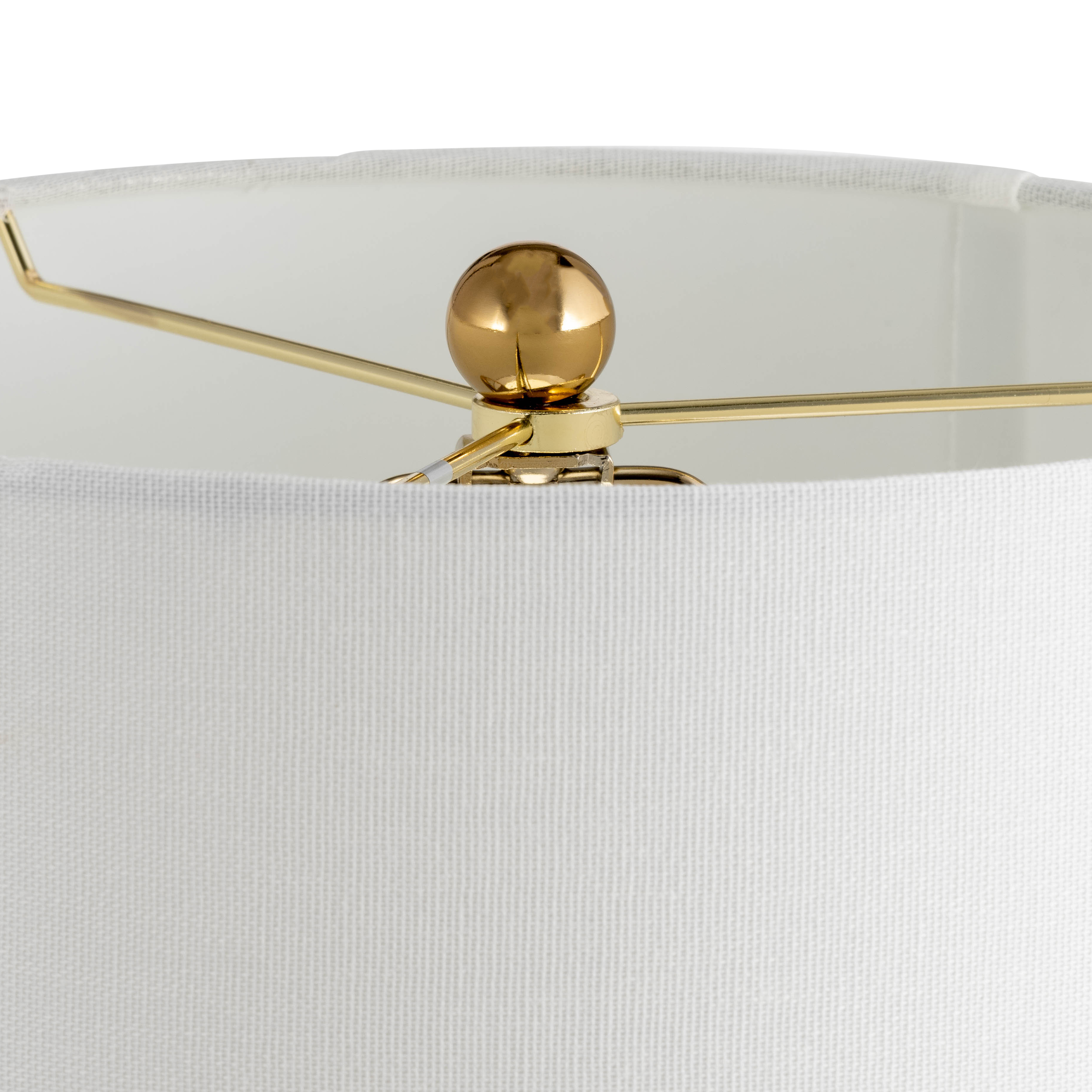 Sagebrook - 24" Marble Cubes & Orbs Table Lamp in White/Gold