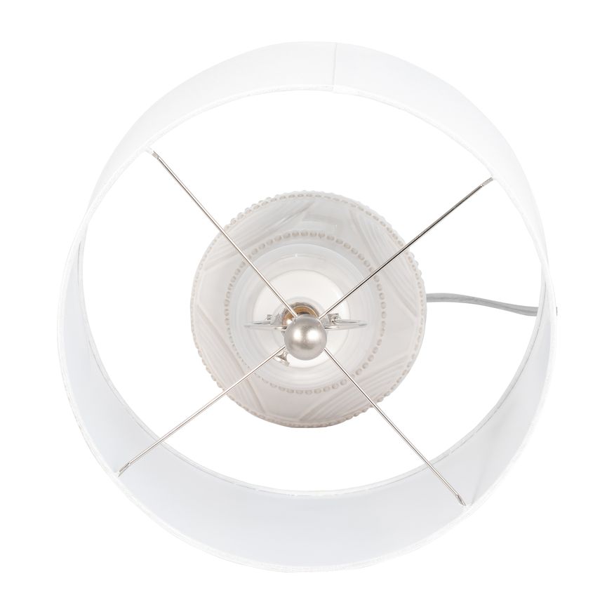 Sagebrook Ceramic Bottle Table Lamp - White