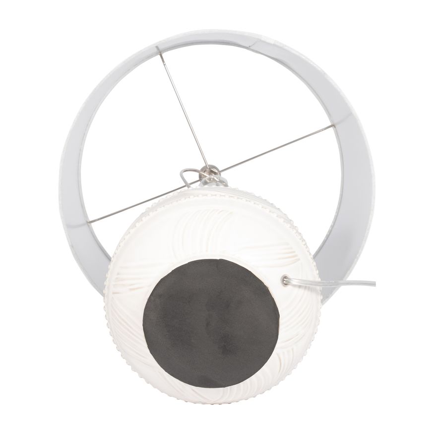 Sagebrook Ceramic Bottle Table Lamp - White