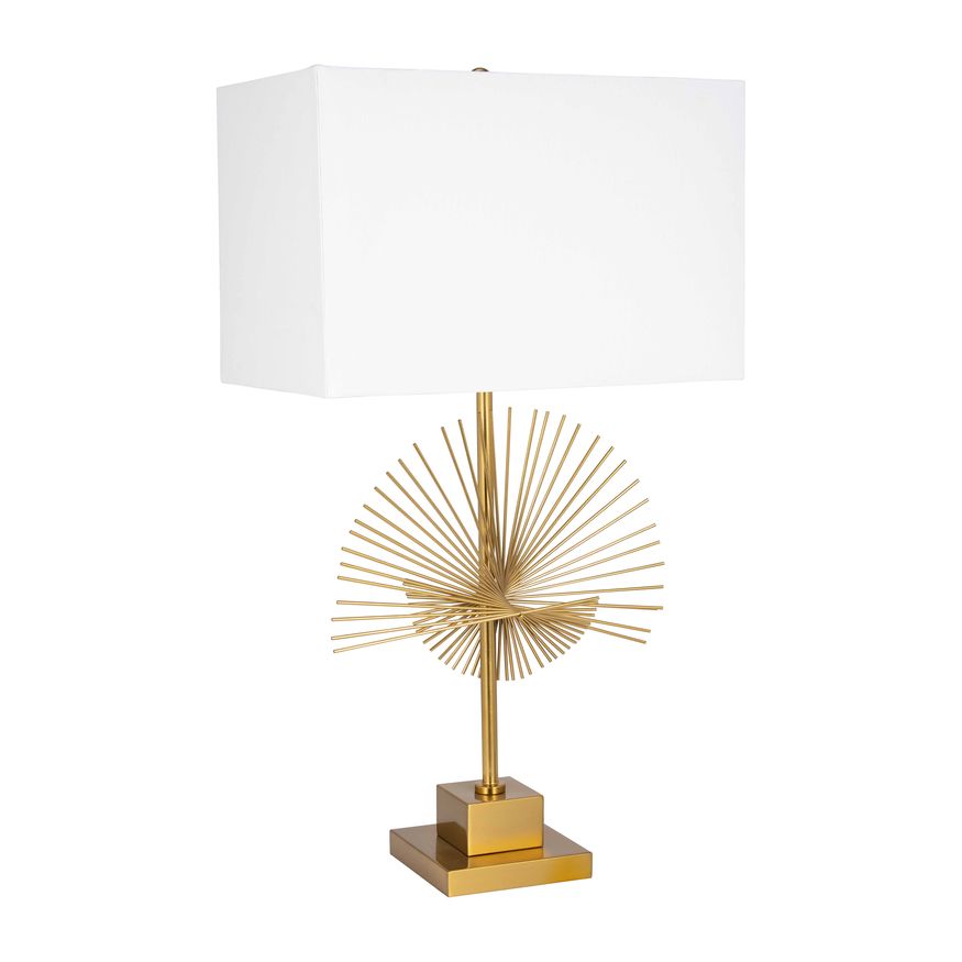 Sagebrook - Metal Rays Table Lamp in Gold