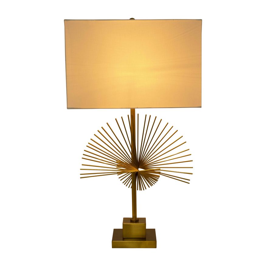 Sagebrook - Metal Rays Table Lamp in Gold