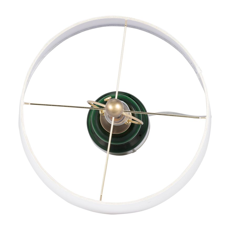 Sagebrook - Glass Table Lamp in Green
