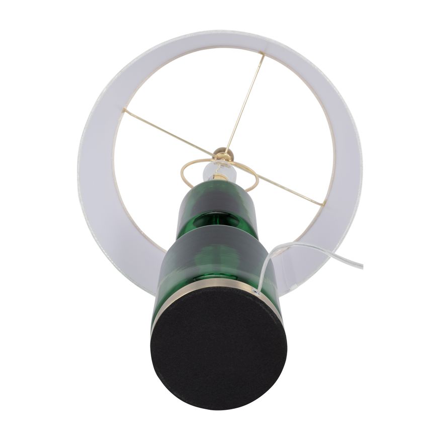 Sagebrook - Glass Table Lamp in Green