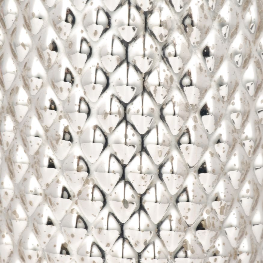 Sagebrook - Glass Metallic Table Lamp in Silver