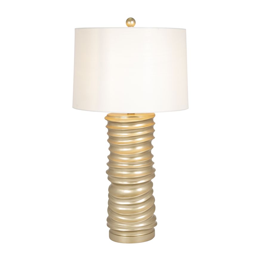 Sagebrook - Resin Stacking Rings Table Lamp in Champagne