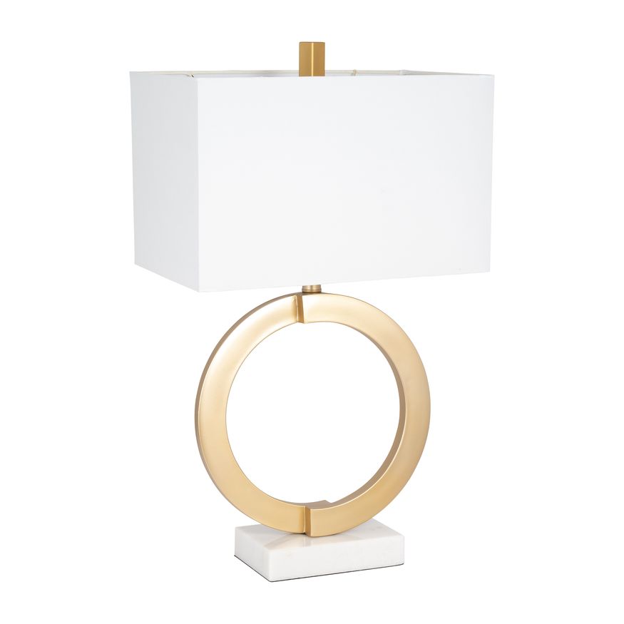 Sagebrook - Metal Table Lamp in Gold/White