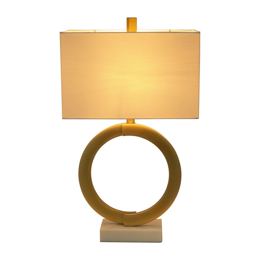 Sagebrook - Metal Table Lamp in Gold/White