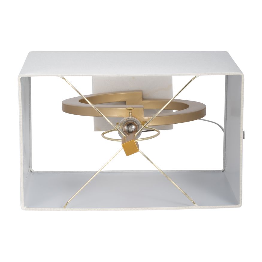 Sagebrook - Metal Table Lamp in Gold/White