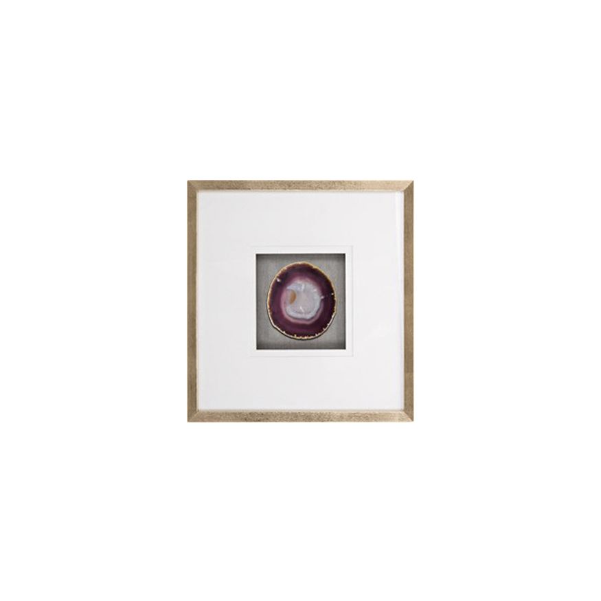Sagebrook - Framed Agate (Set Of 2) in Purple