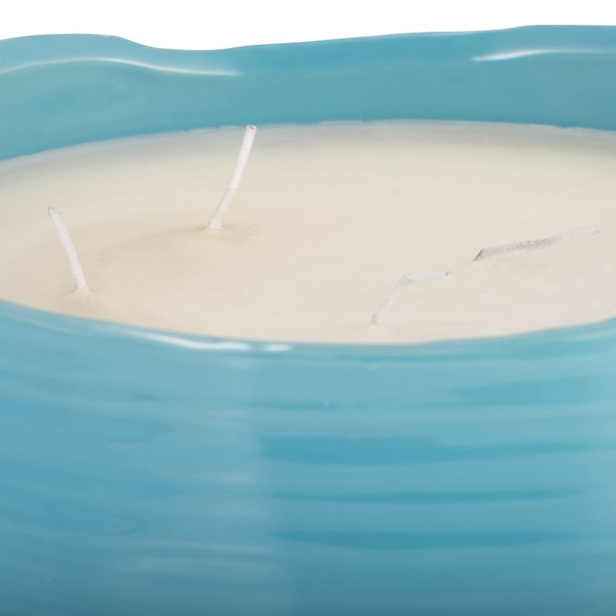 Sagebrook 10" 67 Oz Citronella Candle Planter - Sky