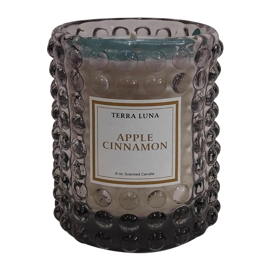 Sagebrook - 3" 6 Oz Sweet Ambr Vanlla Bubble Glass Candle