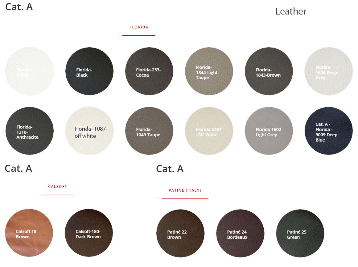 Satis Clio Sofa Bed Mattress 160, Cat. B Leather