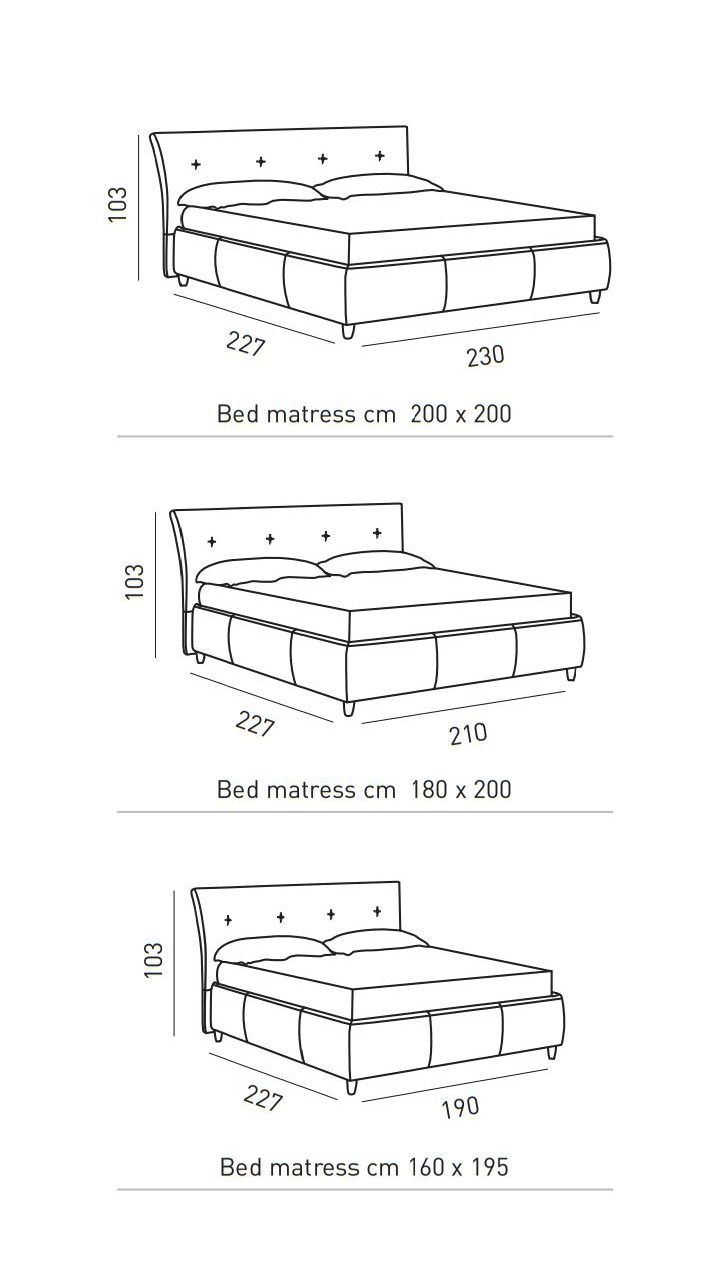 Satis Giove Bed 210