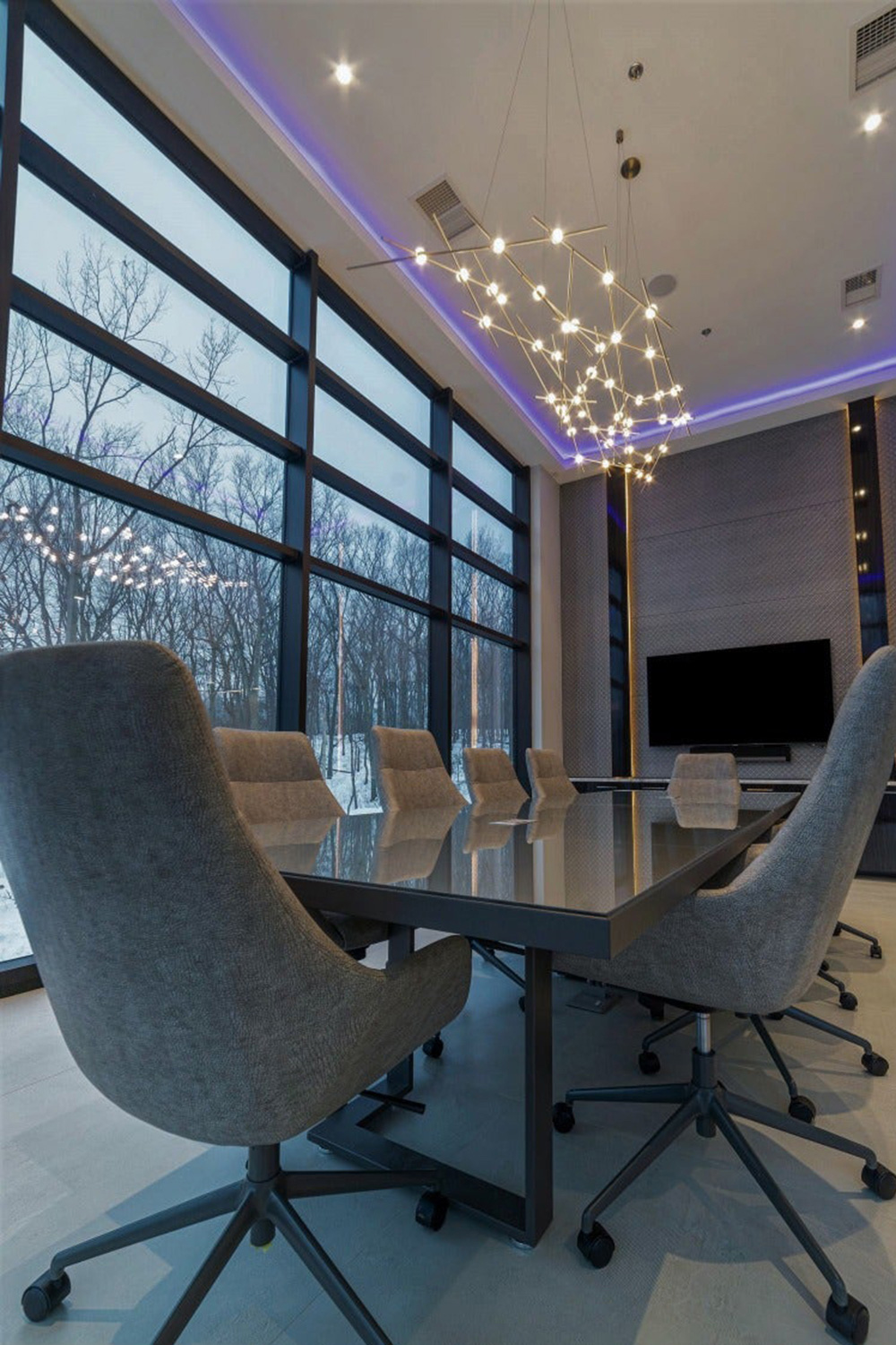 Sonneman Constellation Ursa Chandelier - Satin Nickel, Major, White Optical Acrylic Lens, 3000K