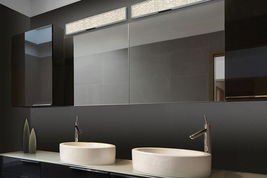 Sonneman Dazzle LED Bath Bar - Polished Chrome, 18"
