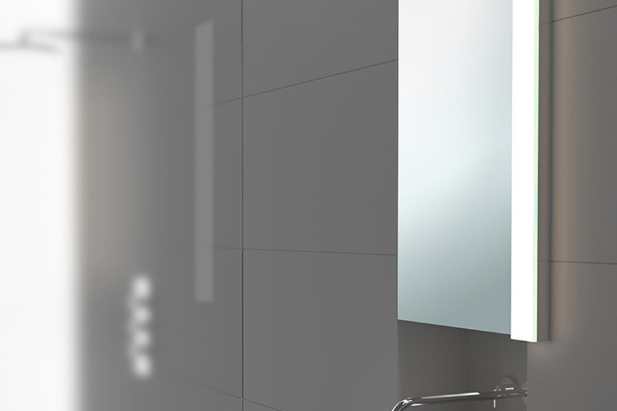 Sonneman Solid Glass Bar LED Bath Bar - Satin Nickel, 24"