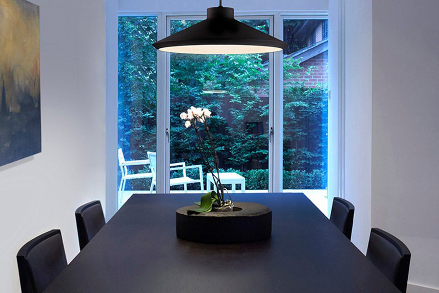 Sonneman Koma Edo Pendant - Satin Black, E26