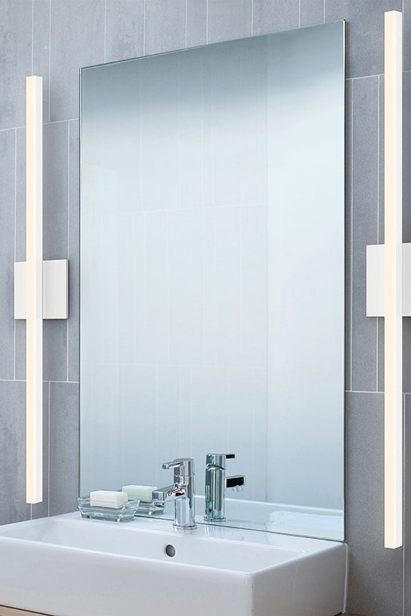 Sonneman Stix LED Bath Bar - Satin White, 18"