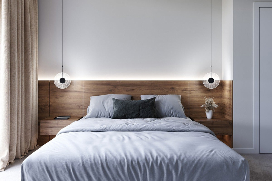 Sonneman Meclisse LED Single Pendant - Satin Black, 1-Light, Clear Glass