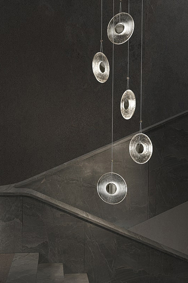 Sonneman Meclisse LED Chandelier - Polished Chrome, 3-Light, Clear Glass