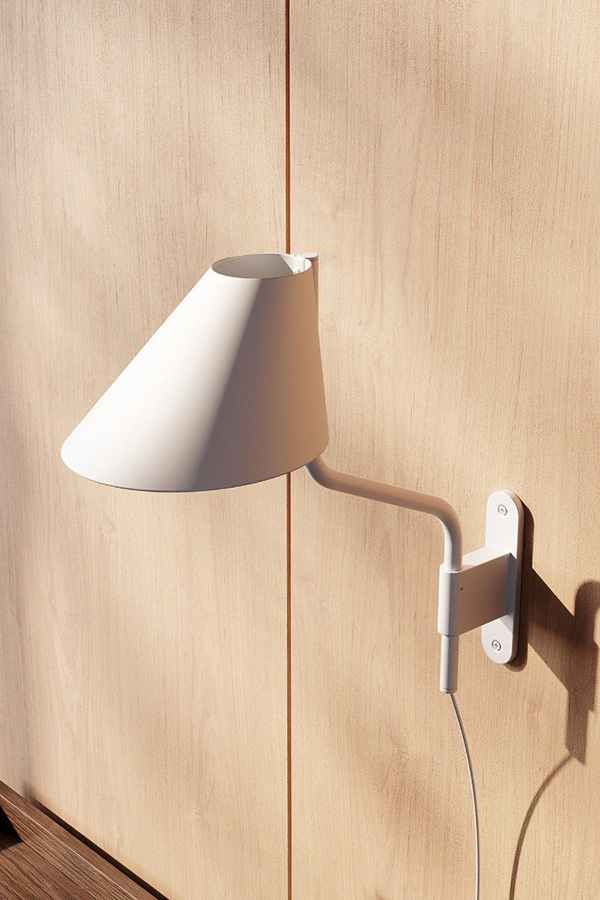 Sonneman Pitch Wall Lamp - Satin White, Standard