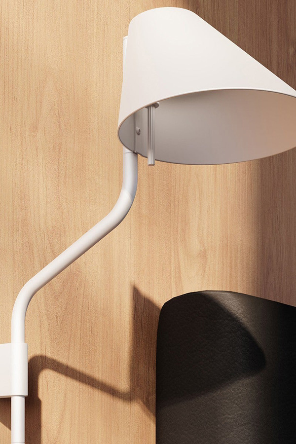 Sonneman Pitch Wall Lamp - Satin White, Standard