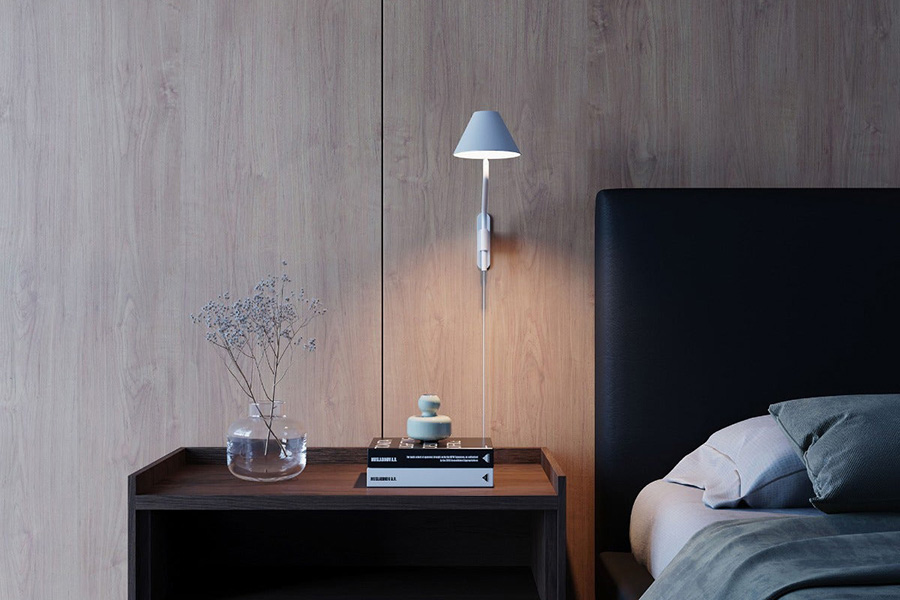 Sonneman Pitch Wall Lamp - Satin White, Standard