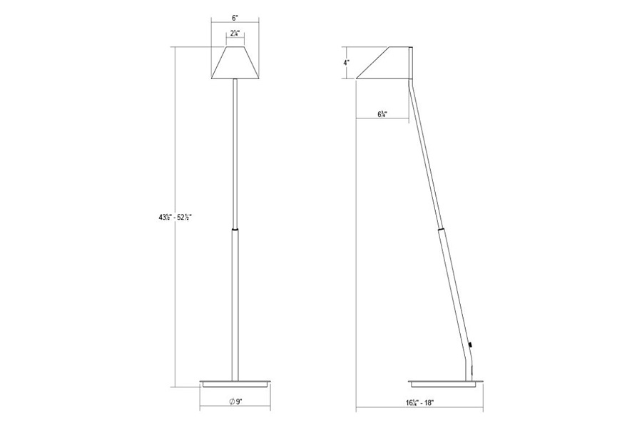 Sonneman - Pitch Floor Lamp