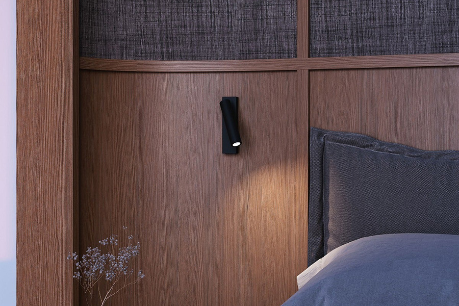Sonneman Haim Aimable Wall Lamp - Textured White, Double, With Uplight
