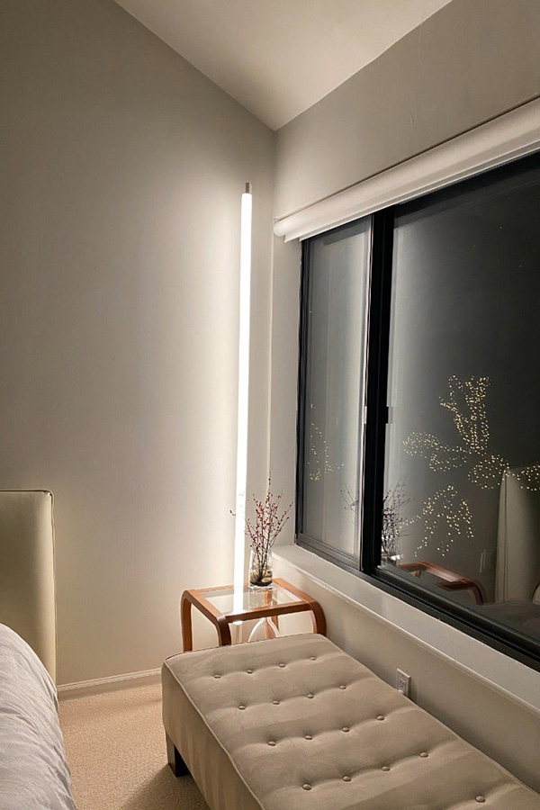 Sonneman Keel LED Floor Lamp - Satin White