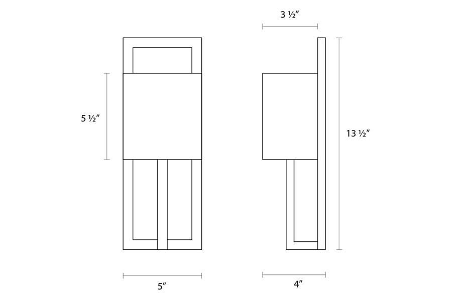 Sonneman - Linea Tall Sconce