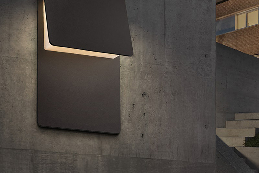 Sonneman Ply LED Sconce - Textured Bronze