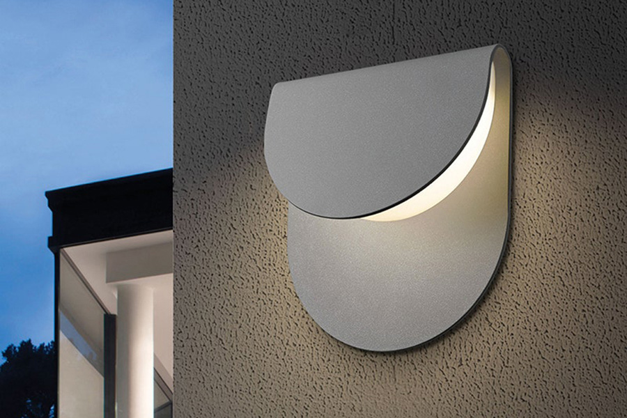 Sonneman Cape LED Sconce - Textured Gray