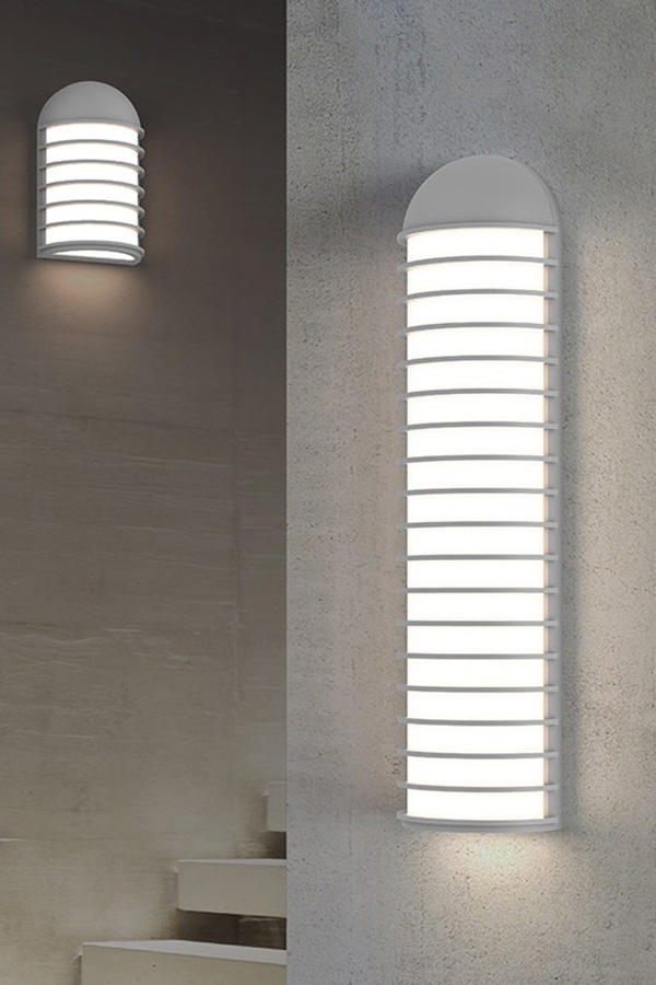 Sonneman Lighthouse LED Sconce - Textured Gray, Big