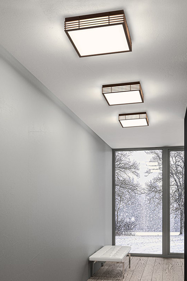Sonneman Marue LED Surface Mount - Textured White, 10", Square