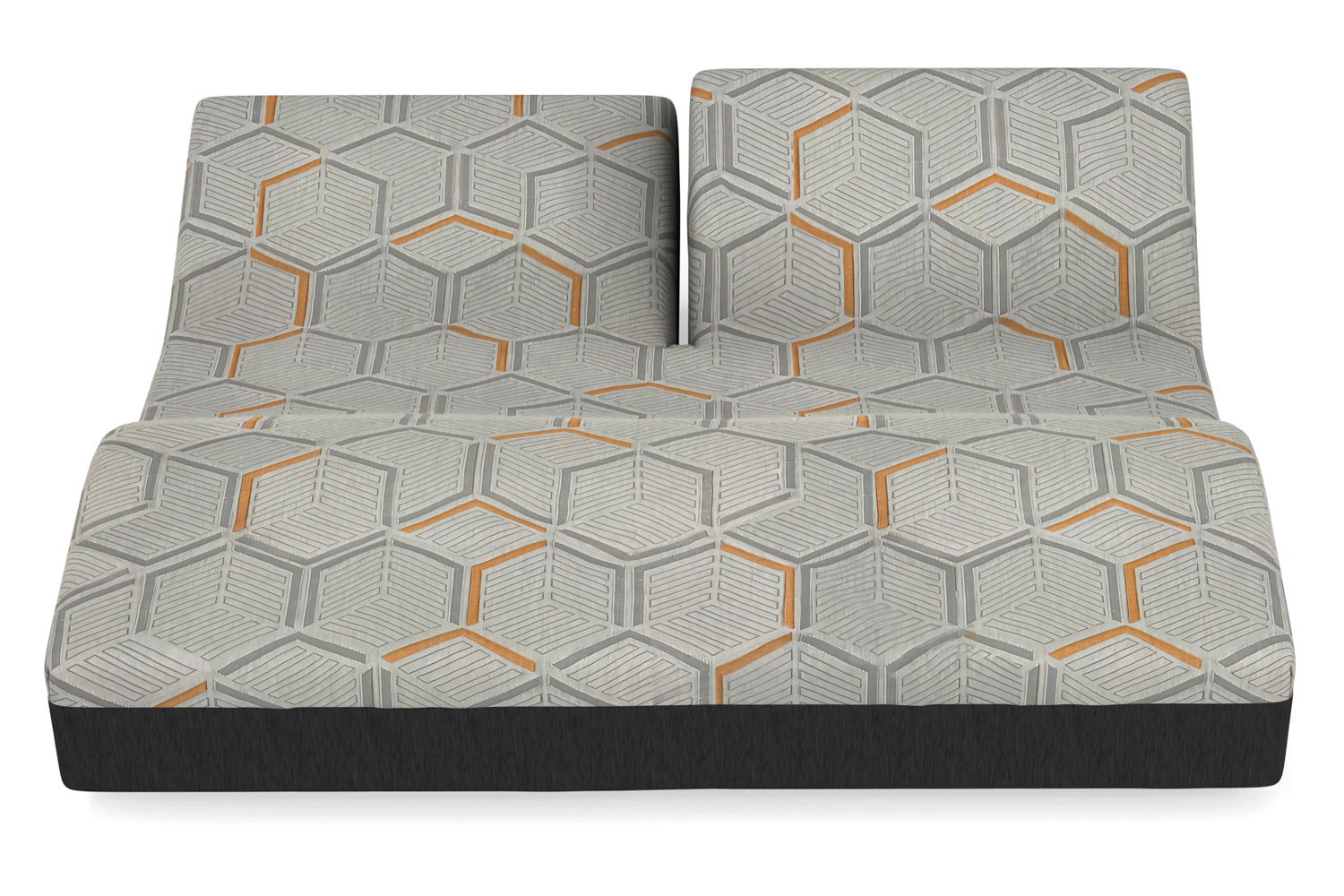 South Bay 12" Medium Copper Gel Infused Premium Memory Foam Mattress - King Split Head Size