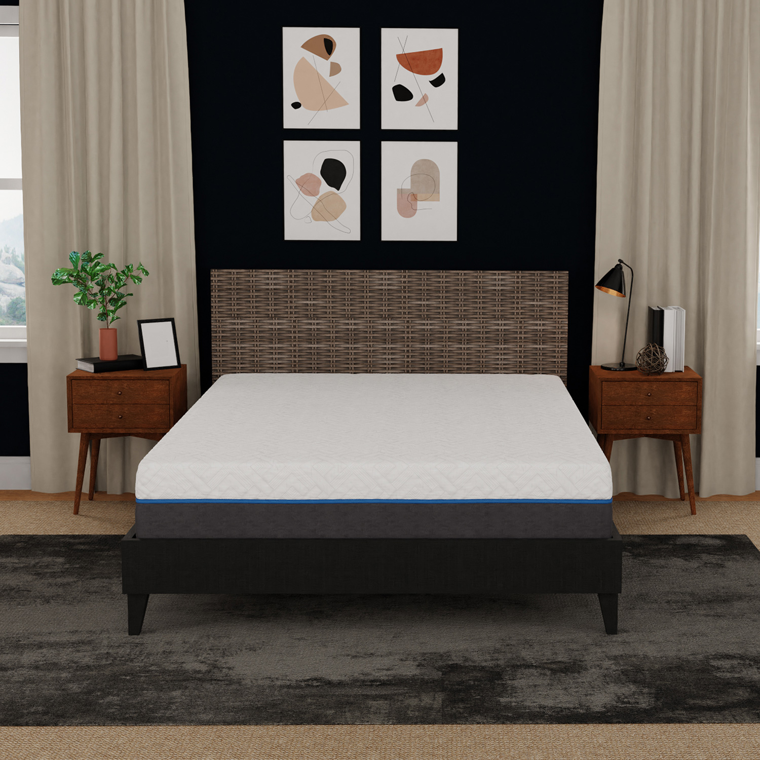 South Bay 12" Luxury Plush Gel Infused Memory Foam Mattress - King Size